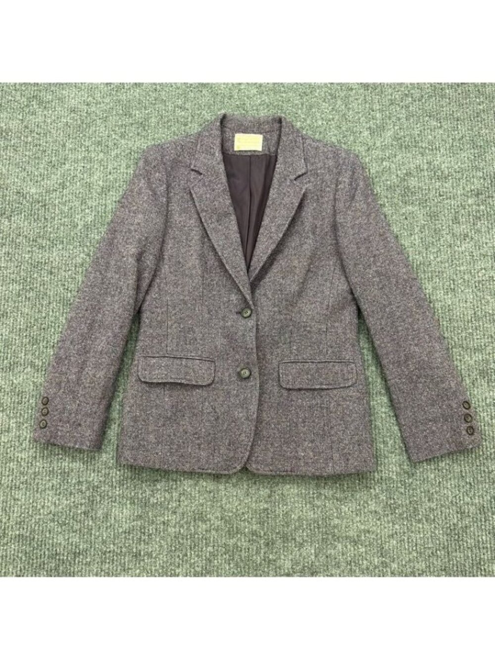 VTG Pendelton Single Breasted Two Button Blazer Jacket Virgin Wool Womens Size 8